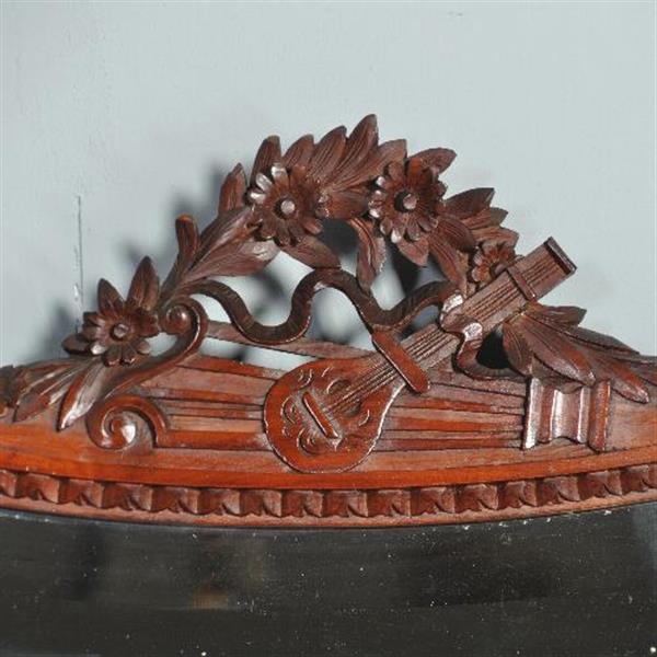 Grote foto reusachtige staande lspiegel met jardini re de blikvanger in een grote hal no.411569 hoogte 2 35 antiek en kunst spiegels