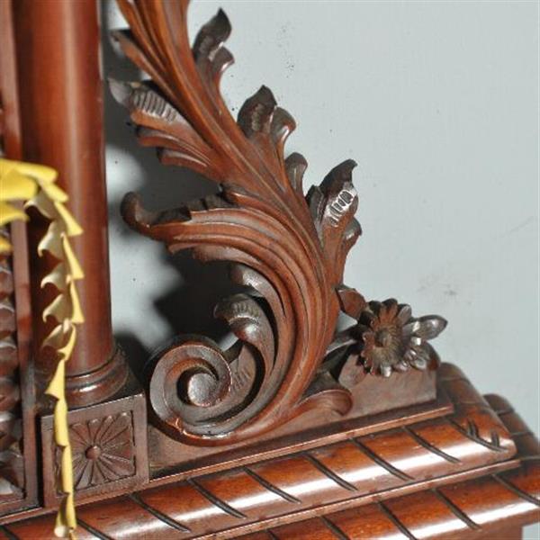 Grote foto reusachtige staande lspiegel met jardini re de blikvanger in een grote hal no.411569 hoogte 2 35 antiek en kunst spiegels