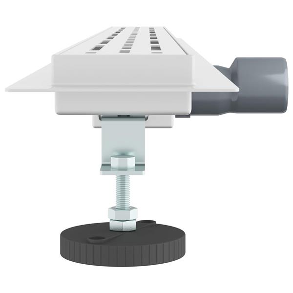 Grote foto vidaxl doucheafvoer met lijndesign zilver 90 cm roestvrij staal 304 doe het zelf en verbouw sanitair