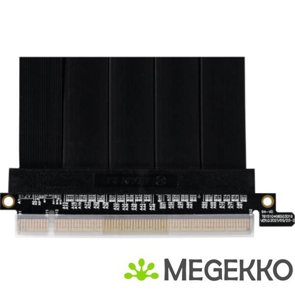 Grote foto lian li pw pci 4 60w riser cable pcie 4.0 black 60 cm computers en software netwerkkaarten routers en switches
