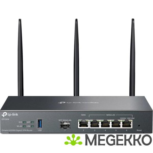 Grote foto tp link er706w draadloze router gigabit ethernet dual band 2.4 ghz 5 ghz zwart computers en software netwerkkaarten routers en switches