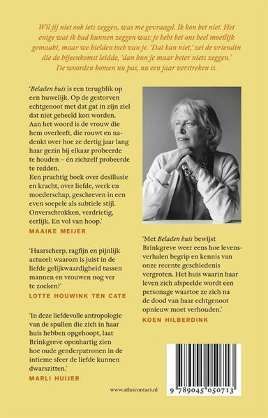 Grote foto christien brinkgreve beladen huis en de vrouw en boeken literatuur