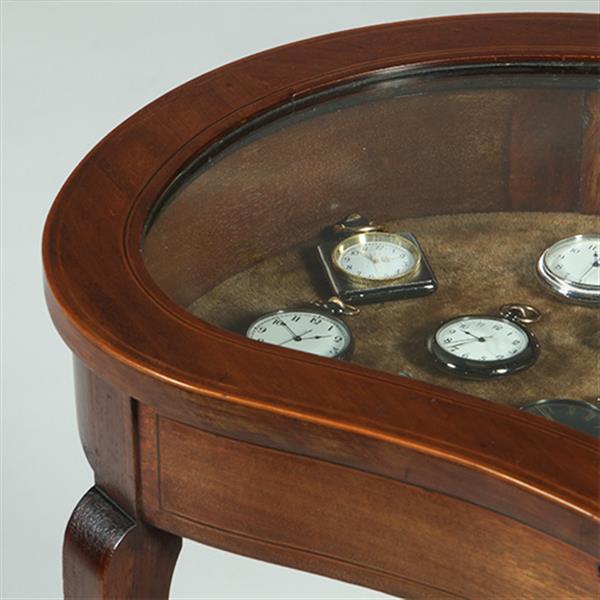 Grote foto victoriaans niervormig juwelentafeltje mahoniehout ca 1875 no.361845 antiek en kunst stoelen en banken