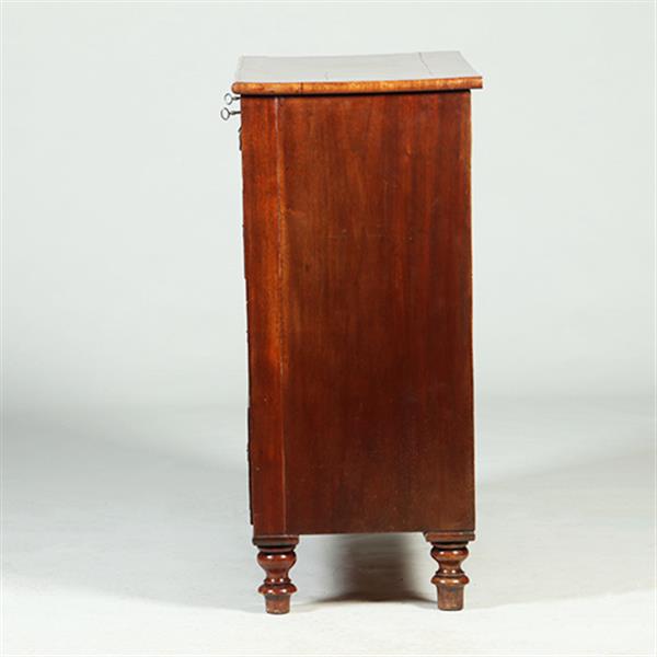 Grote foto ladenkast in mahonie met 3 lange en twee korte laden ca 1875 no.362930 antiek en kunst stoelen en banken