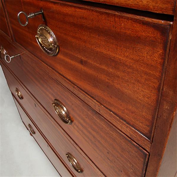 Grote foto ladenkast in mahonie met 3 lange en twee korte laden ca 1875 no.362930 antiek en kunst stoelen en banken