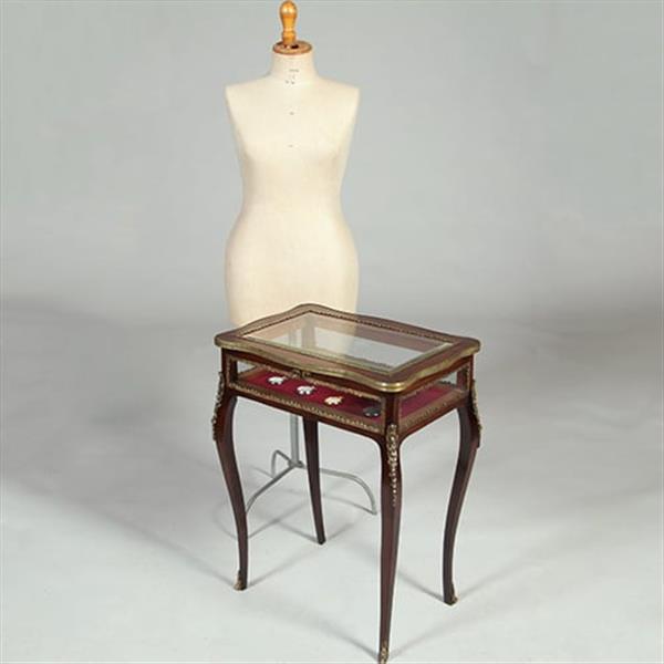 Grote foto frans palissander juwelentafeltje rijk met brons afgewerkt ca 1865 no.361890 antiek en kunst stoelen en banken