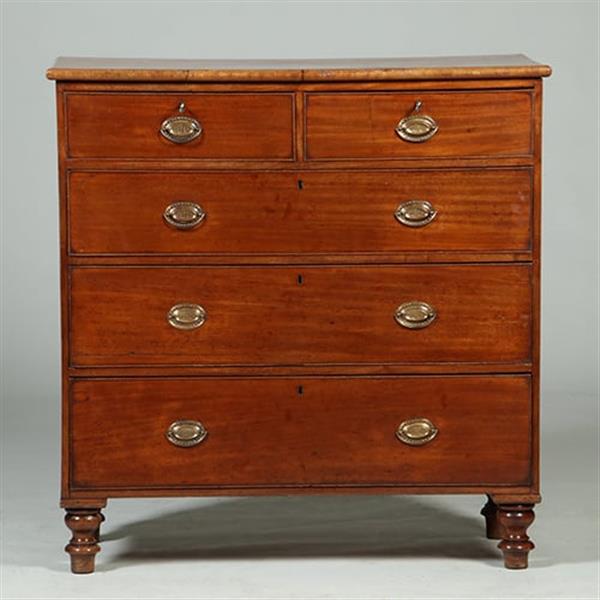 Grote foto ladenkast in mahonie met 3 lange en twee korte laden ca 1875 no.362930 antiek en kunst stoelen en banken