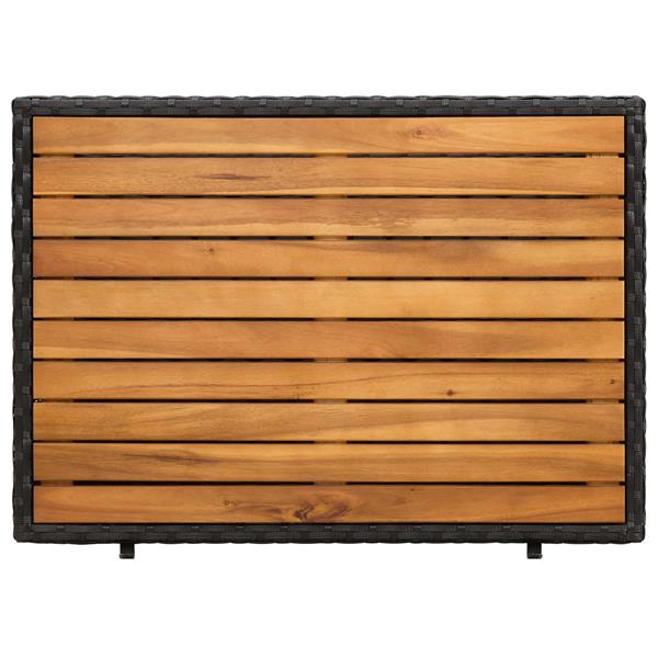 Grote foto vidaxl kast met plank zwart 70 x 50 x 87 cm polyester en roly ratten huis en inrichting overige