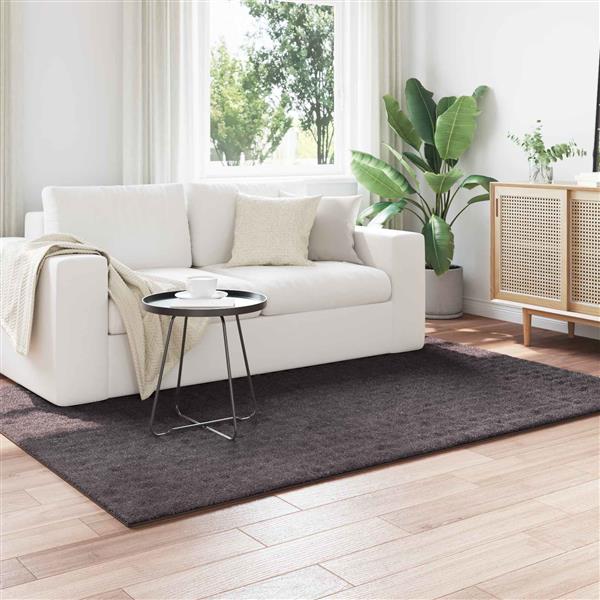 Grote foto vidaxl vloerkleden rechthoekig antraciet 230 x 160 cm huis en inrichting vloerbedekking en kleden