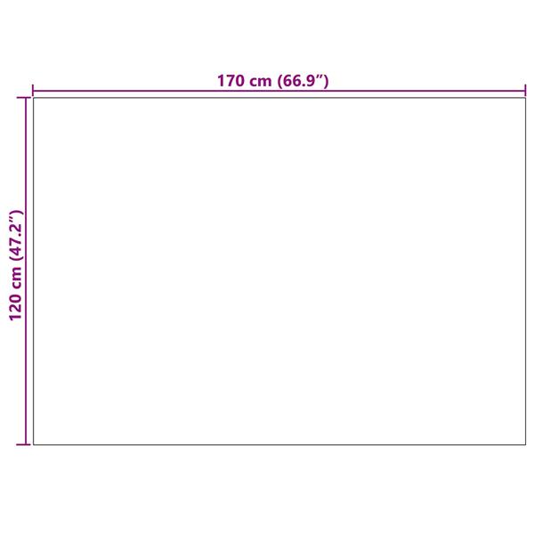 Grote foto vidaxl vloerkleden rechthoekig beige 170 x 120 cm huis en inrichting vloerbedekking en kleden