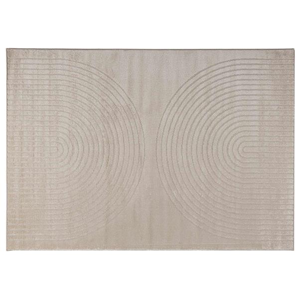 Grote foto vidaxl vloerkleden rechthoekig beige 170 x 120 cm huis en inrichting vloerbedekking en kleden