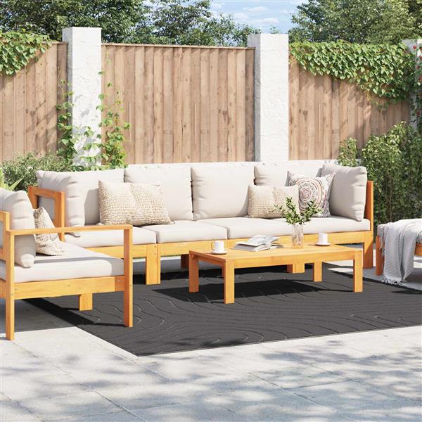 Grote foto vidaxl vloerkleden vierkant antraciet 240 x 240 cm huis en inrichting vloerbedekking en kleden