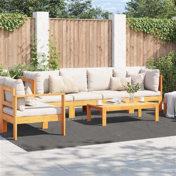 Grote foto vidaxl vloerkleden rechthoekig antraciet 340 x 240 cm huis en inrichting vloerbedekking en kleden