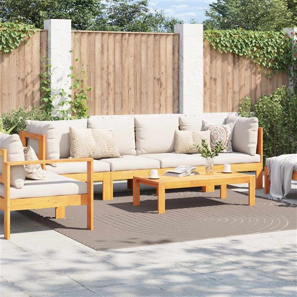 Grote foto vidaxl vloerkleden vierkant beige 240 x 240 cm huis en inrichting vloerbedekking en kleden