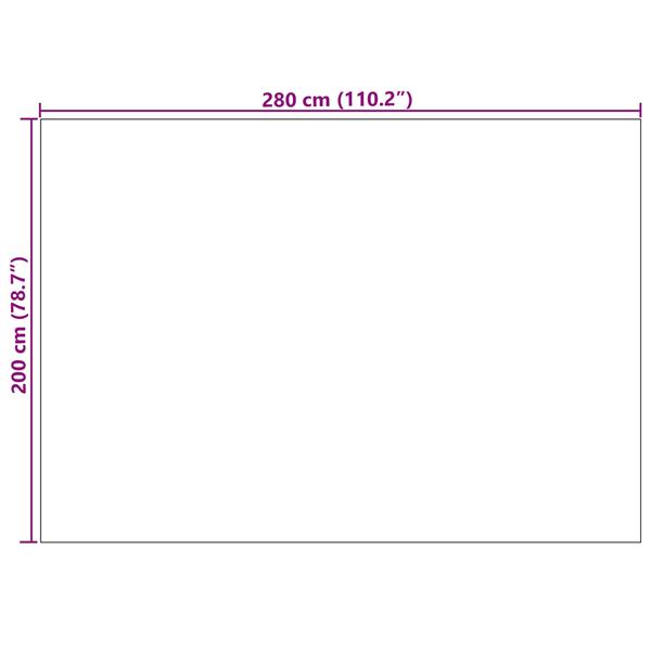 Grote foto vidaxl vloerkleden rechthoekig zand 280 x 200 cm huis en inrichting vloerbedekking en kleden