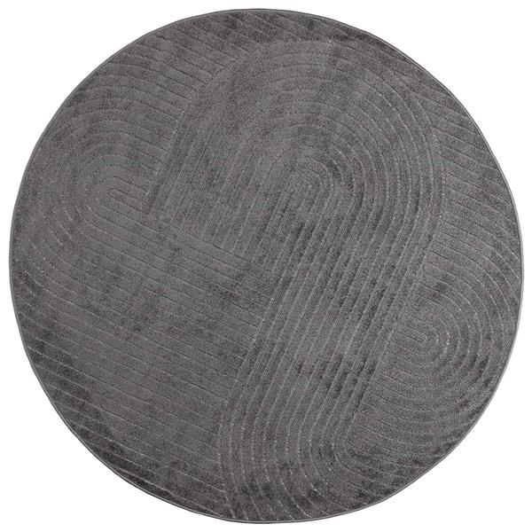 Grote foto vidaxl vloerkleden rond antraciet 120 cm huis en inrichting vloerbedekking en kleden