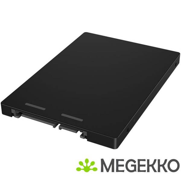 Grote foto icy box ib m2s253 sdd behuizing zwart m.2 computers en software behuizingen en kasten