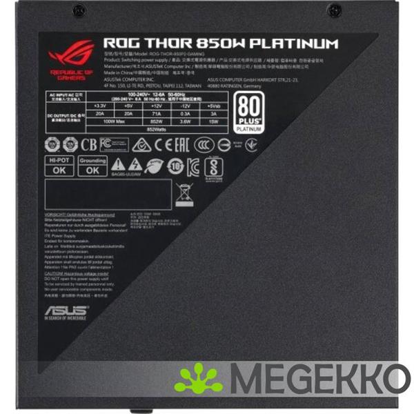 Grote foto asus rog thor 850w platinum ii computers en software overige