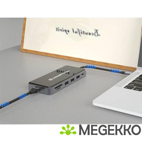 Grote foto conceptronic donn14g notebook dock poortreplicator bedraad usb 3.2 gen 1 3.1 gen 1 type c grijs computers en software overige computers en software