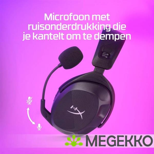 Grote foto hyperx cloud stinger 2 draadloos zwart audio tv en foto koptelefoons