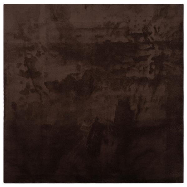 Grote foto vidaxl vloerkleden vierkant huarte bruin 240 x 240 cm huis en inrichting vloerbedekking en kleden