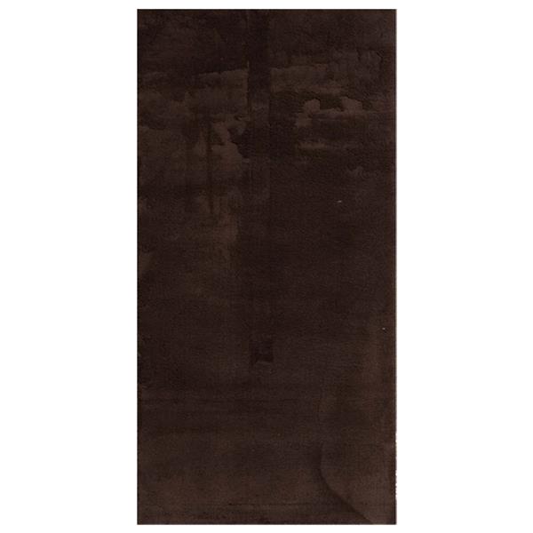 Grote foto vidaxl vloerkleden rechthoekig huarte bruin 200 x 100 cm huis en inrichting vloerbedekking en kleden