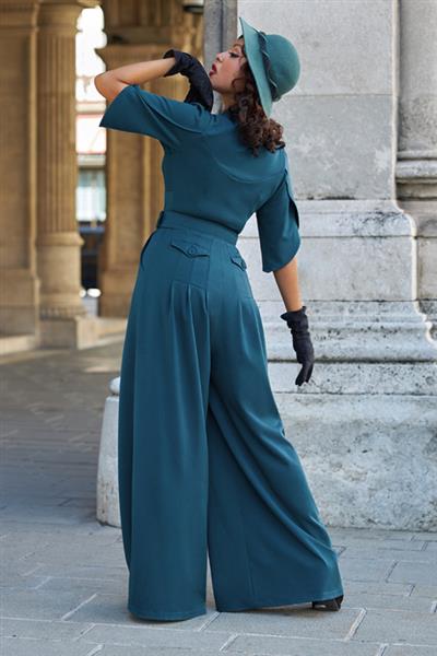 Grote foto miss candyfloss giada kat pantsuit. kleding dames broeken en pantalons