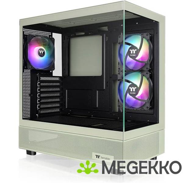 Grote foto thermaltake view 270 plus tg argb matcha green midi tower groen computers en software behuizingen en kasten