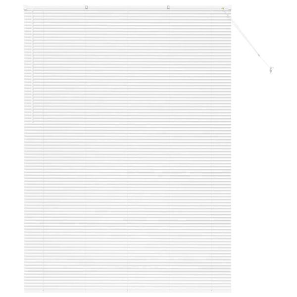 Grote foto vidaxl venetiaanse jaloezie n met gordijnen wit 220 x 160 cm aluminium huis en inrichting gordijnen en lamellen