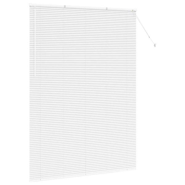 Grote foto vidaxl venetiaanse jaloezie n met gordijnen wit 220 x 160 cm aluminium huis en inrichting gordijnen en lamellen