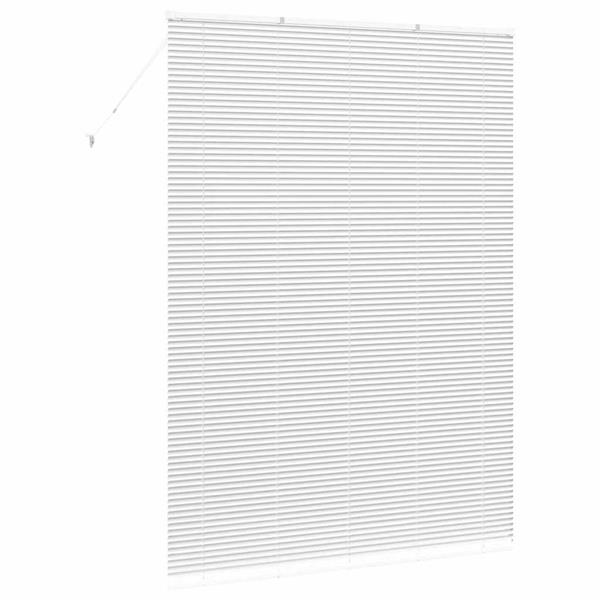 Grote foto vidaxl venetiaanse jaloezie n met gordijnen wit 220 x 160 cm aluminium huis en inrichting gordijnen en lamellen