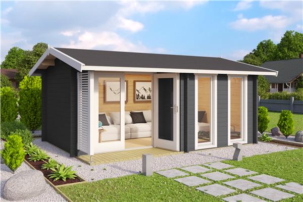 Grote foto nieuw blokhut hampshire 44mm tuin en terras tuinhuisjes en blokhutten