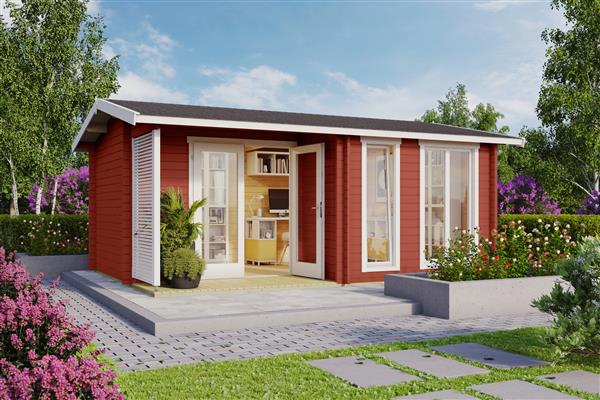 Grote foto nieuw luxe blokhut brighton 44 tuin en terras tuinhuisjes en blokhutten