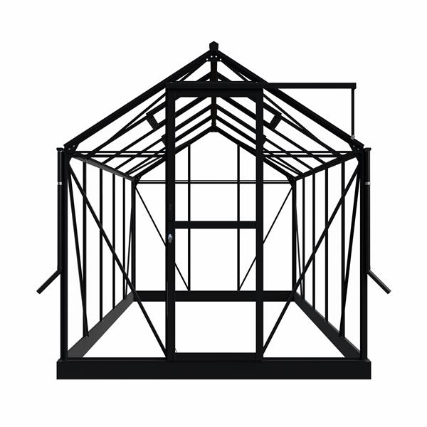 Grote foto nieuw tuinkas mary iii zwart vg 3 mm tuin en terras kassen en kweekspullen