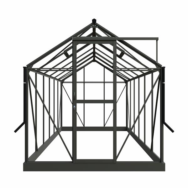 Grote foto nieuw tuinkas mary iv zwart vg 3mm tuin en terras tuinhuisjes en blokhutten