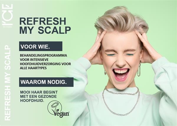 Grote foto ice professional refresh my scalp shampoo 1000ml kleding dames sieraden
