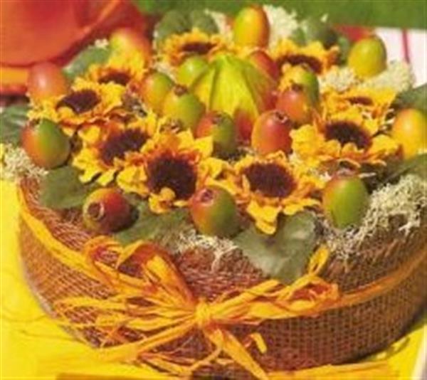 Grote foto steekschuim taart oasis ideal cake oase voor verse bloemen 22x7 cm verzamelen overige verzamelingen