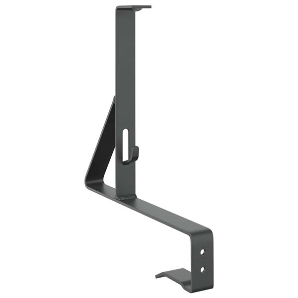 Grote foto vidaxl sneeuwbeveiligingsteun antraciet 46 x 11 x 32 cm staal tuin en terras hekken en schuttingen