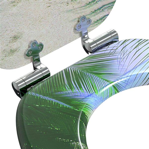 Grote foto vidaxl toiletzitting groen 43 8 x 37 8 cm mdf plaat doe het zelf en verbouw sanitair