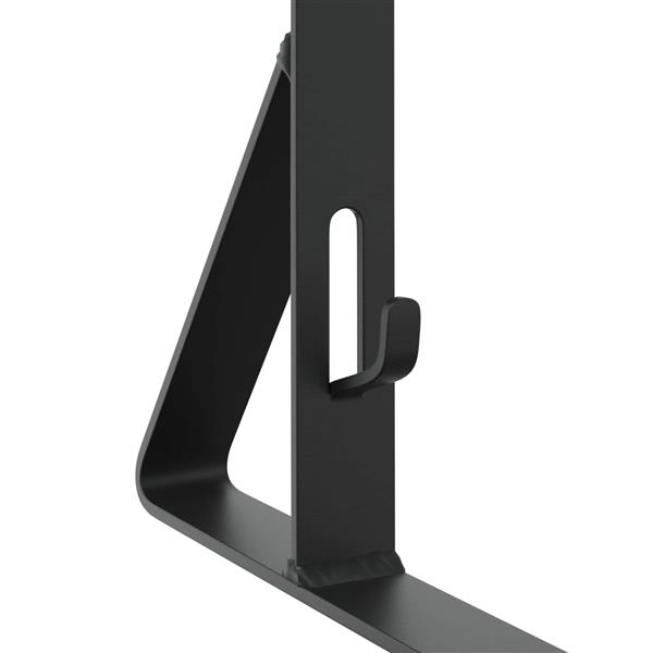 Grote foto vidaxl sneeuwbeveiligingsteun zwart 46 x 11 x 32 cm staal tuin en terras hekken en schuttingen