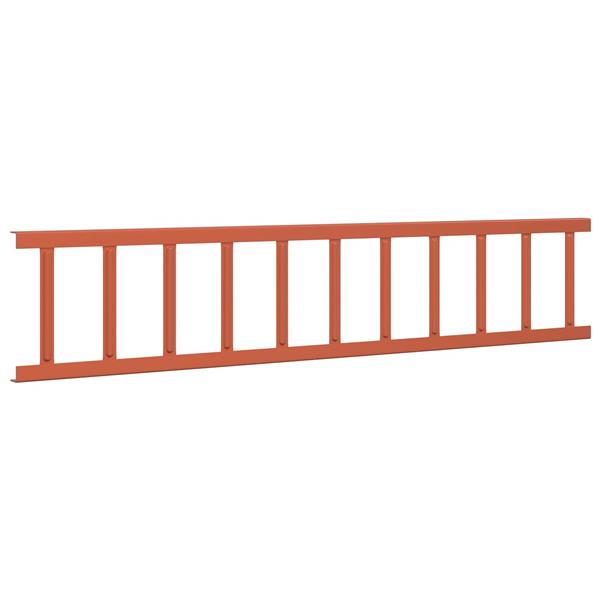 Grote foto vidaxl dak sneeuwbeugel rood 600 x 9 x 22 cm staal tuin en terras hekken en schuttingen