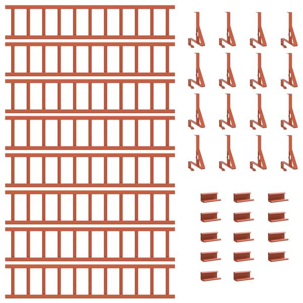 Grote foto vidaxl dak sneeuwbeugel staal tuin en terras hekken en schuttingen