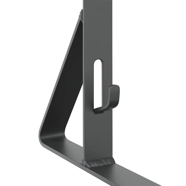 Grote foto vidaxl sneeuwbeveiligingsteun antraciet 46 x 11 x 32 cm staal tuin en terras hekken en schuttingen