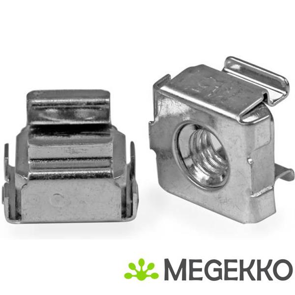 Grote foto startech.com 50 stuks m5 plaatmoeren voor serverracks computers en software behuizingen en kasten