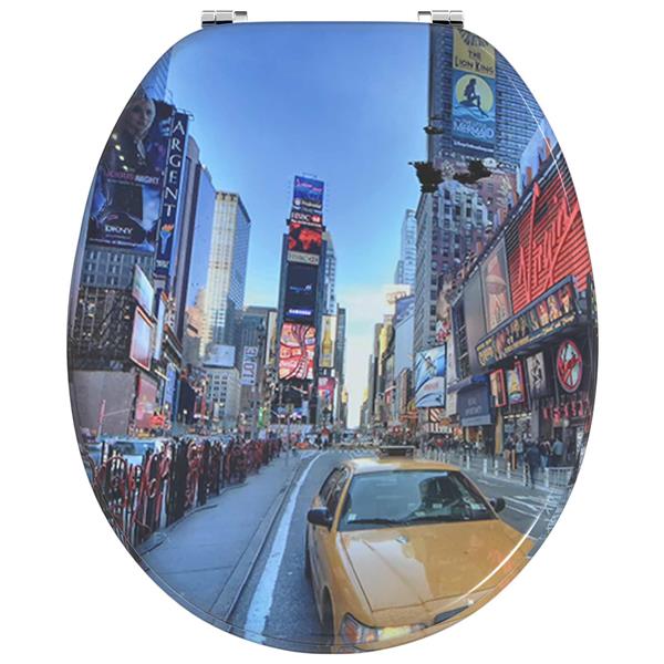 Grote foto vidaxl toiletzitting multikleur 43 8 x 37 8 cm mdf plaat doe het zelf en verbouw sanitair