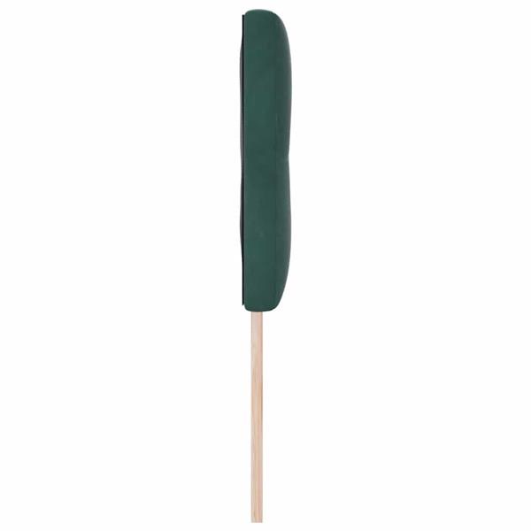 Grote foto vidaxl hoofdbord met hoofdeinde donkergroen 144 cm nep leer antiek en kunst stoelen en banken