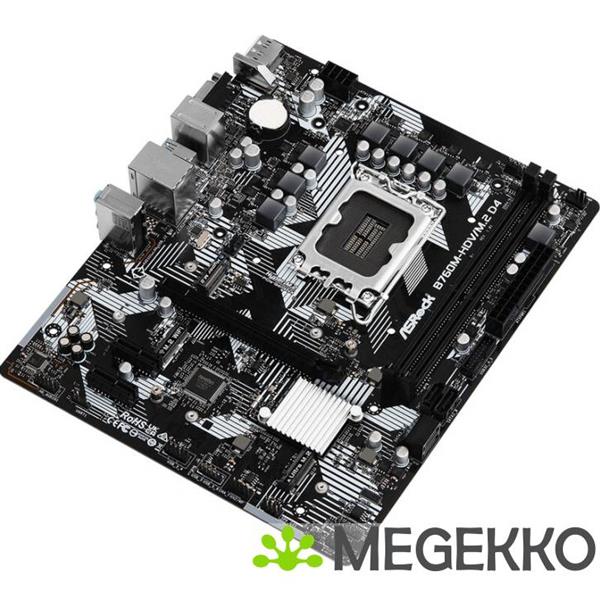 Grote foto asrock b760m hdv m.2 d4 computers en software moederborden