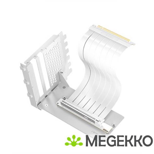Grote foto antec pci e 5.0 white 200mm riser cable vertical bracket computers en software behuizingen en kasten