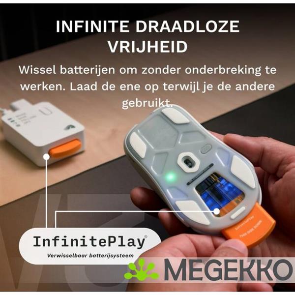 Grote foto glorious model o3 wit gaming muis computers en software overige computers en software