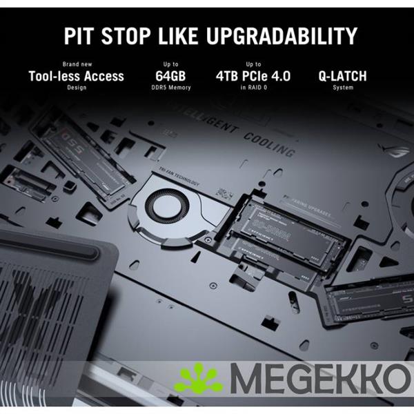 Grote foto asus rog strix scar 18 g835lw sa086w 18 core ultra 9 rtx 5080 16gb gaming laptop computers en software overige computers en software